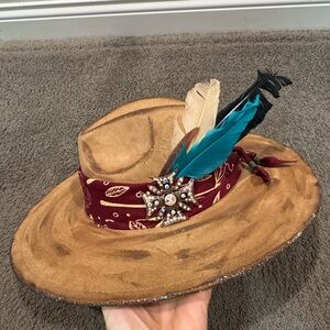 Cowgirl hat, new with tag.